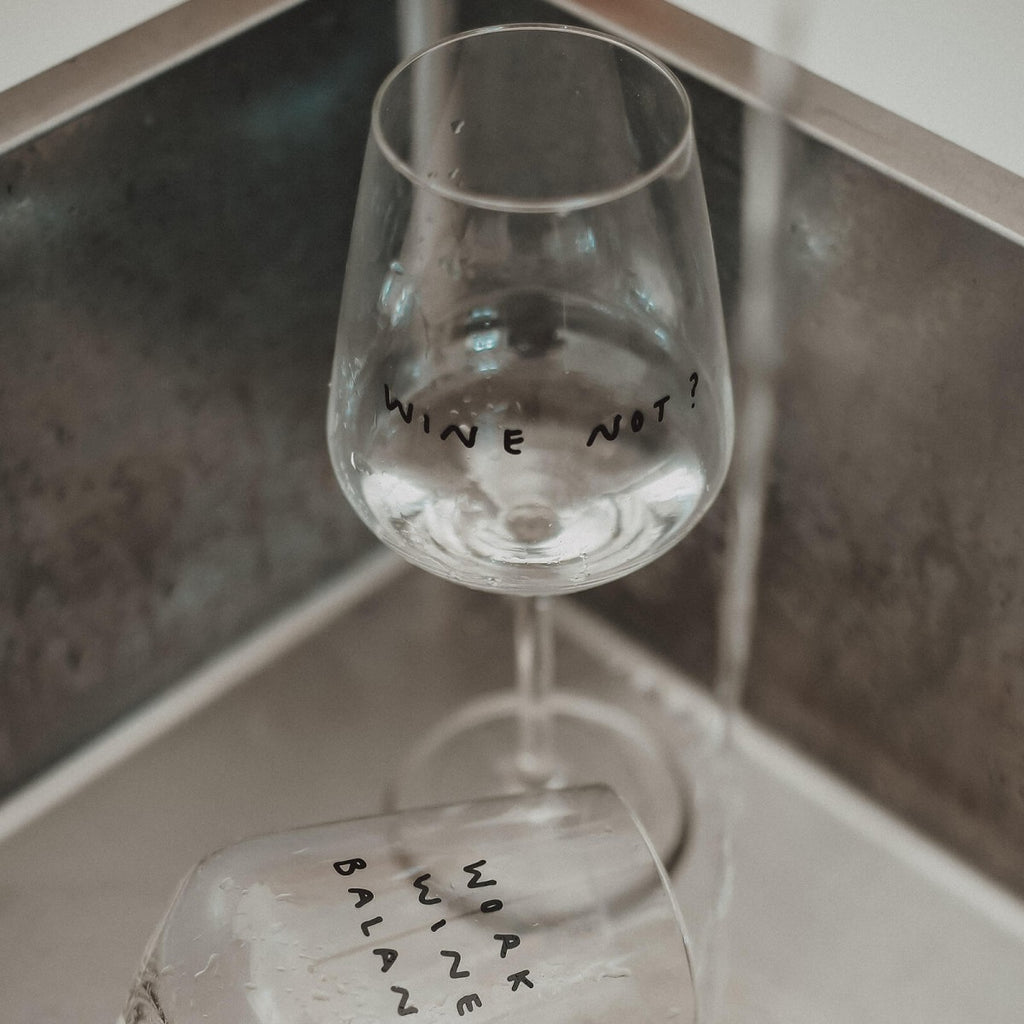 selekkt Weinglas "Wine not" | Special Edition | für Wein-Liebende!