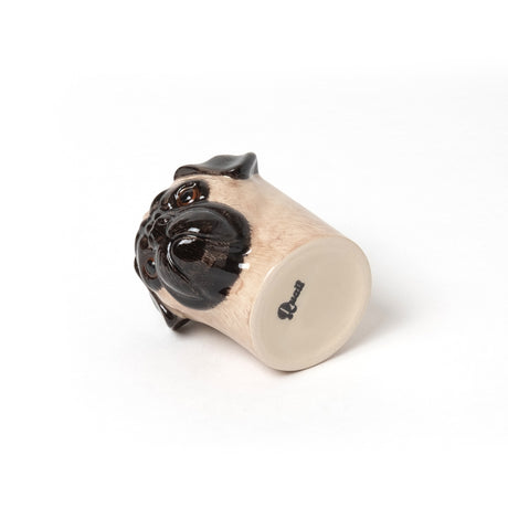 Quail Ceramics Übertopf „Flower Pot Mini Pug“ | Hundekopf-Design | Quail Ceramics