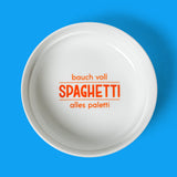 studio ciao Teller "Bauch voll Spaghetti, alles paletti" | studio ciao