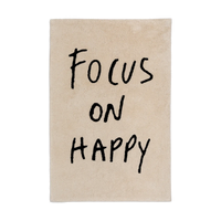 helen b Teppich helen b "Focus on Happy" | 60x90cm | aus Bio-Baumwolle