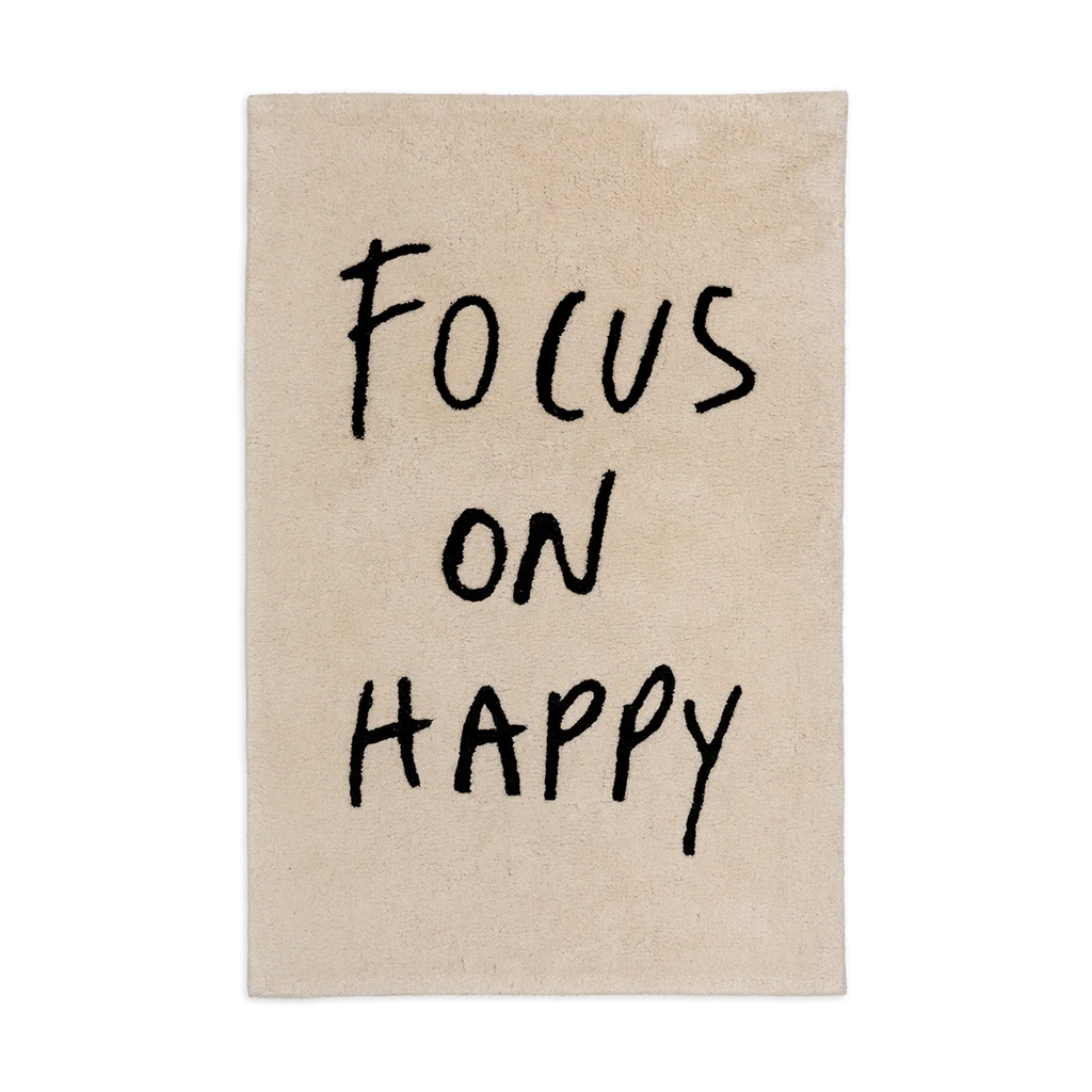 helen b Teppich helen b "Focus on Happy" | 60x90cm | aus Bio-Baumwolle
