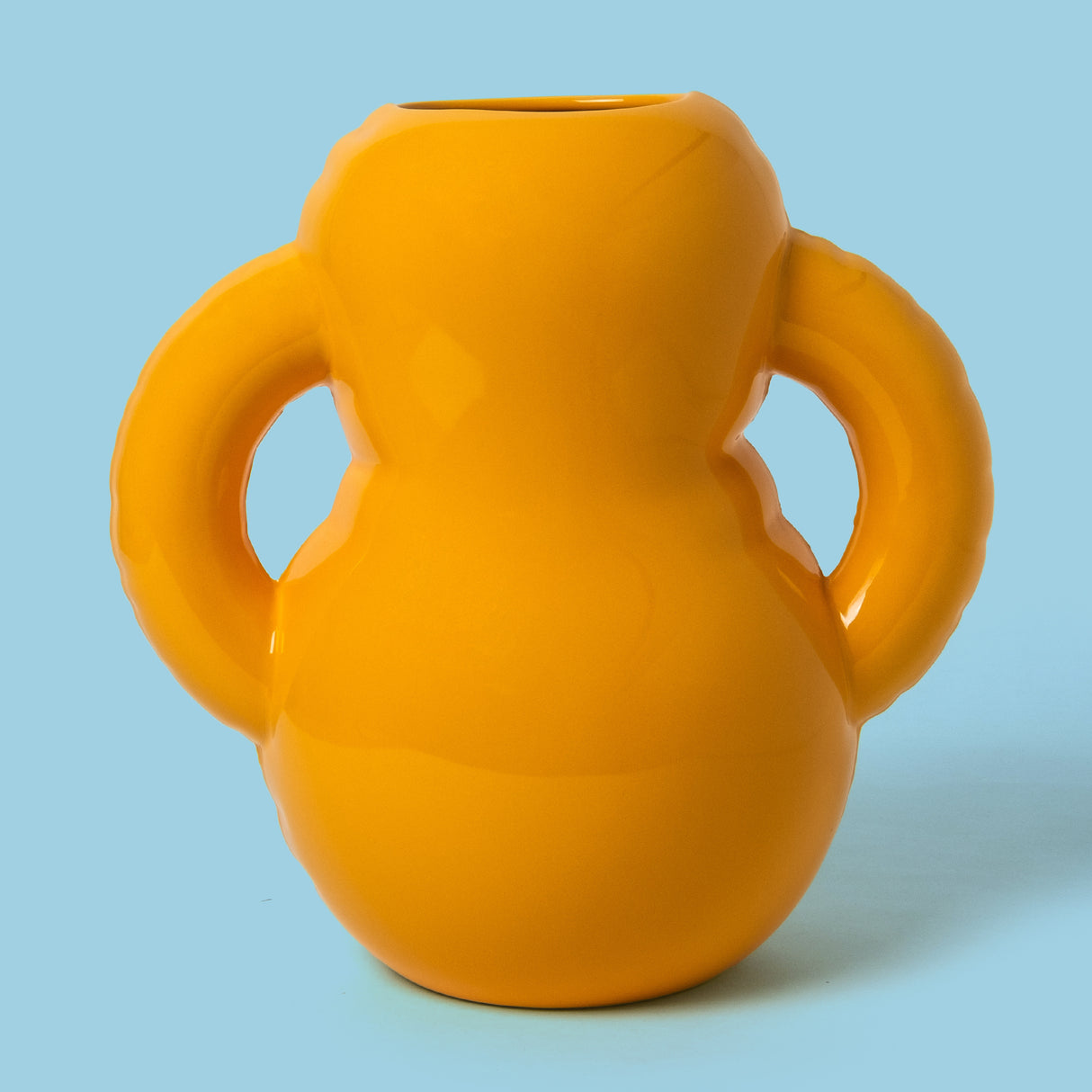 Home Studyo Vase “Oscar Gloss” Yolk | Design Vase | Home Studyo