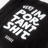 Canvastasche "Important Shit" | Siebdruck | Edition SCHEE