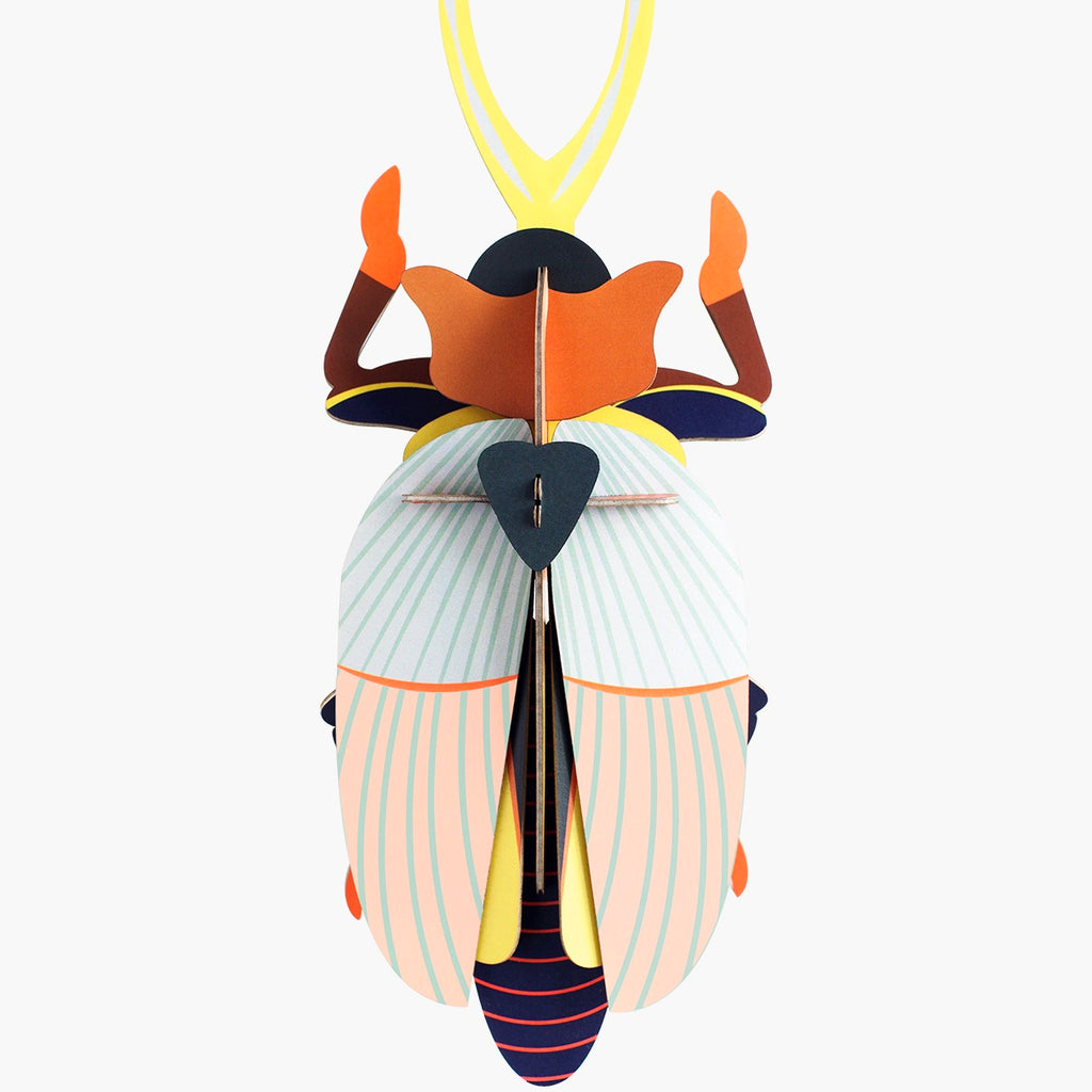 studio ROOF Wanddeko Rhinoceros beetle | DIY 3D Objekt von Studio Roof