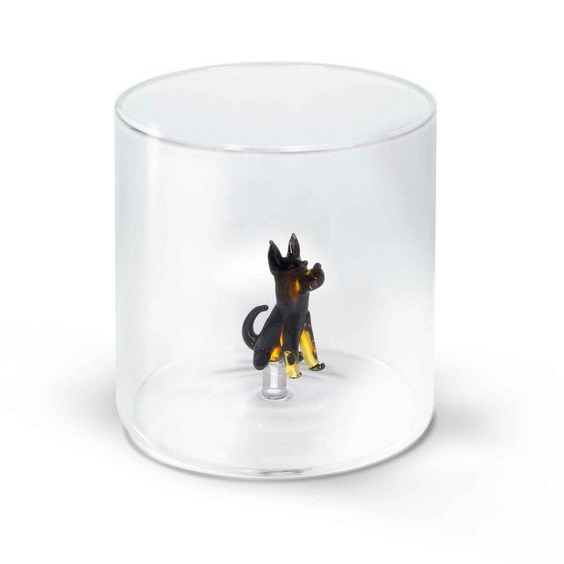 WD Lifestyle Glas “German Shepherd” 250 ml | Hunde Design | WD Lifestyle