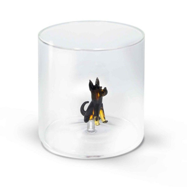 WD Lifestyle Glas “German Shepherd” 250 ml | Hunde Design | WD Lifestyle