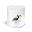 WD Lifestyle Glas “Toucan” 250 ml | Tropisches Design | WD Lifestyle