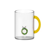 WD Lifestyle Tasse “Kranz” 420 ml | Weihnachtsbecher | WD Lifestyle
