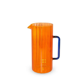 WD Lifestyle Pitcher “Orange Glas” 1,2 l | Design Karaffe | WD Lifestyle