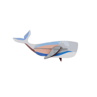 studio ROOF Wanddeko studio ROOF “Whale” | Stilvolle Waldeko aus Karton