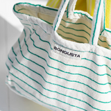 BONGUSTA Weekendbag "Naram Pure White & Grass" | BONGUSTA