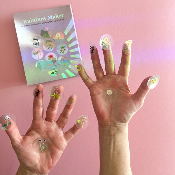 Botanopia Rainbow-Sticker Botanopia „Stay Wild“ (8 Stück) | Für kleine Sonnenmomente