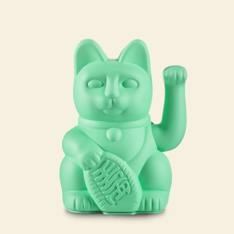 Donkey Products Winkekatze Mini „Lucky Cat Mint“ | Glücksbringer | Donkey Products
