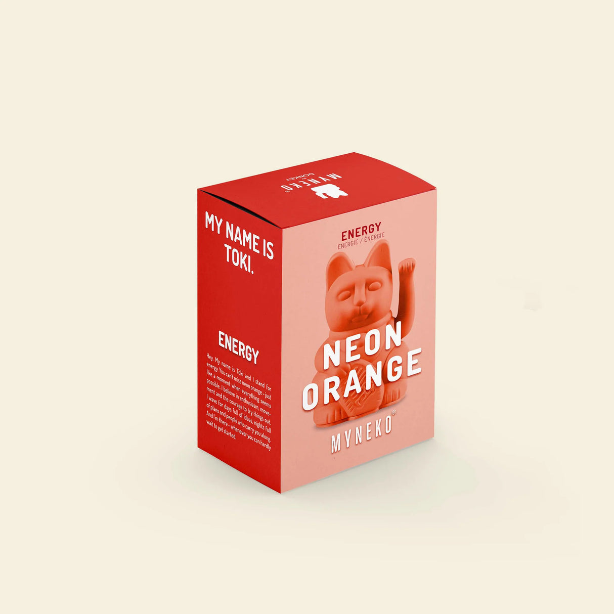 Donkey Products Winkekatze Mini „Lucky Cat Neon Orange“ | Japanischer Style | Donkey Products