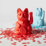 Donkey Products Winkekatze Mini „Lucky Cat Neon Orange“ | Japanischer Style | Donkey Products