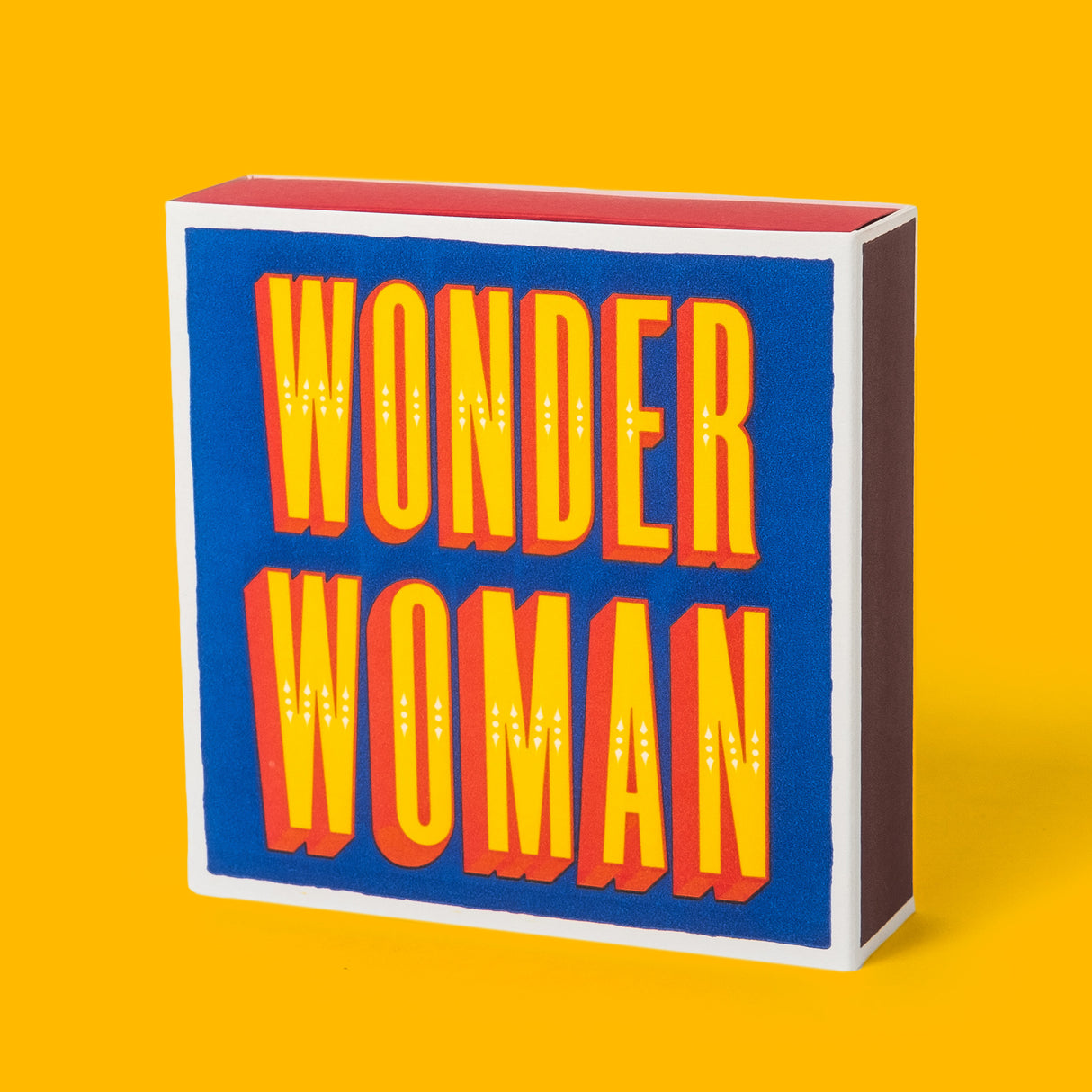 Archivist Lange Streichhölzer "Wonderwoman" von The Archivist | 100 Stück in Square Matchbox