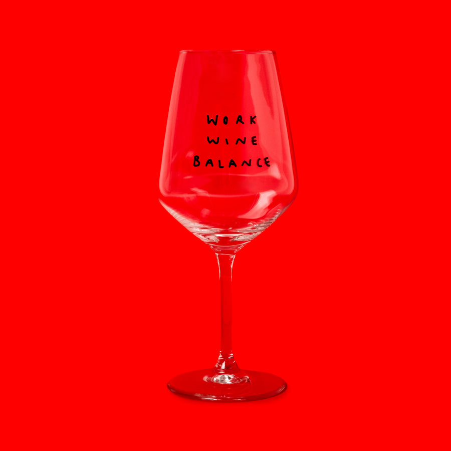 selekkt Weinglas "Work Wine Balance" | Special Edition | für Wein-Liebende!