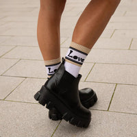 LOONES Socken LOONES “Love Glitters” | Glitzernde Akzente für jede Gelegenheit