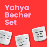 YAHYA Becher-Set (4er Set) | Coole Statement Becher