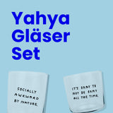 YAHYA Gläser-Set (4er Set) | Coole Statement Gläser
