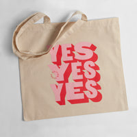 Edition SCHEE Totebag "Yes Yes Yes" | Baumwolltasche Made in Köln
