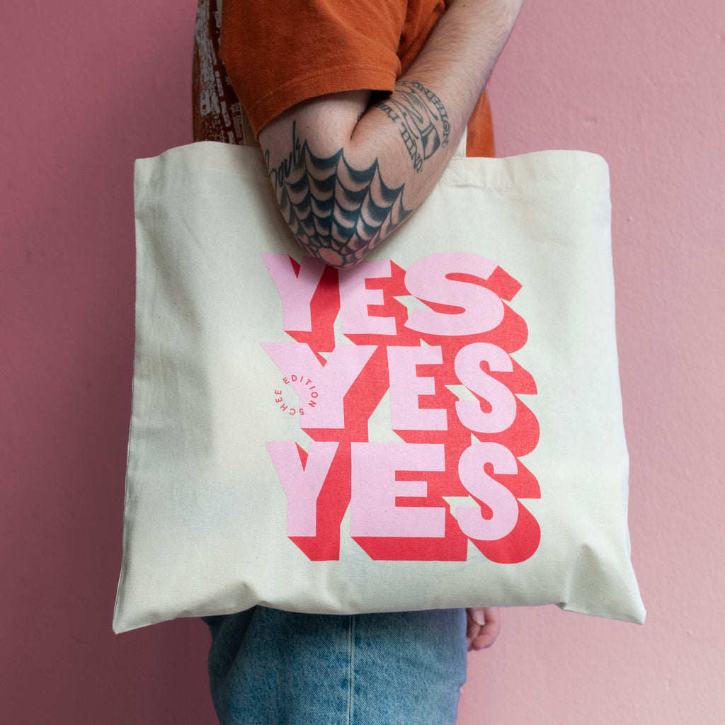 Edition SCHEE Totebag "Yes Yes Yes" | Baumwolltasche Made in Köln