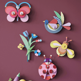 studio ROOF Wanddeko studio ROOF “Stripy Butterfly” | Schmetterlingsdeko aus Karton