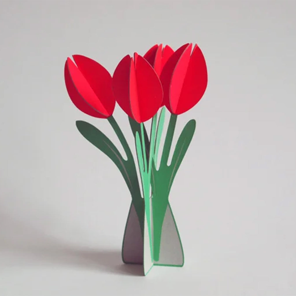 Cut&Make Grußkarte "Pop Up Tulips"