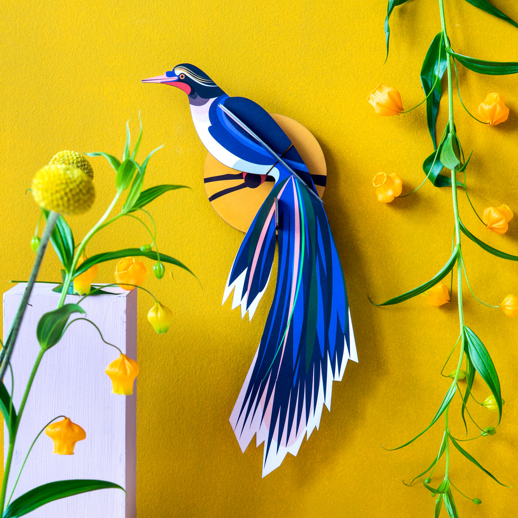 studio ROOF Wanddeko- Paradise Bird Flores