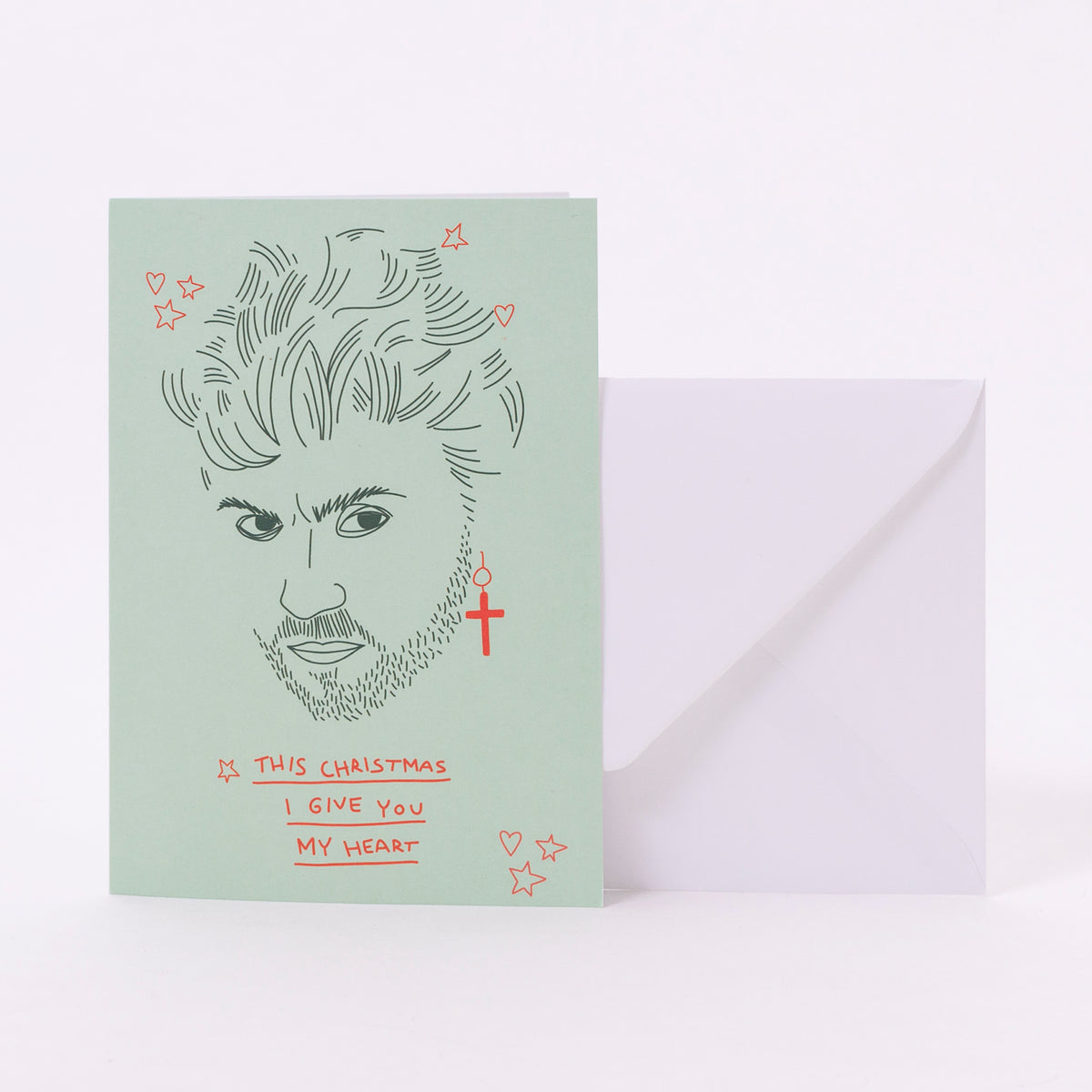 Edition SCHEE Grußkarte "This christmas I give you my heart"