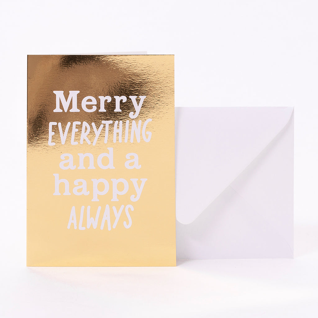 Edition SCHEE Grußkarte "Merry Everything"