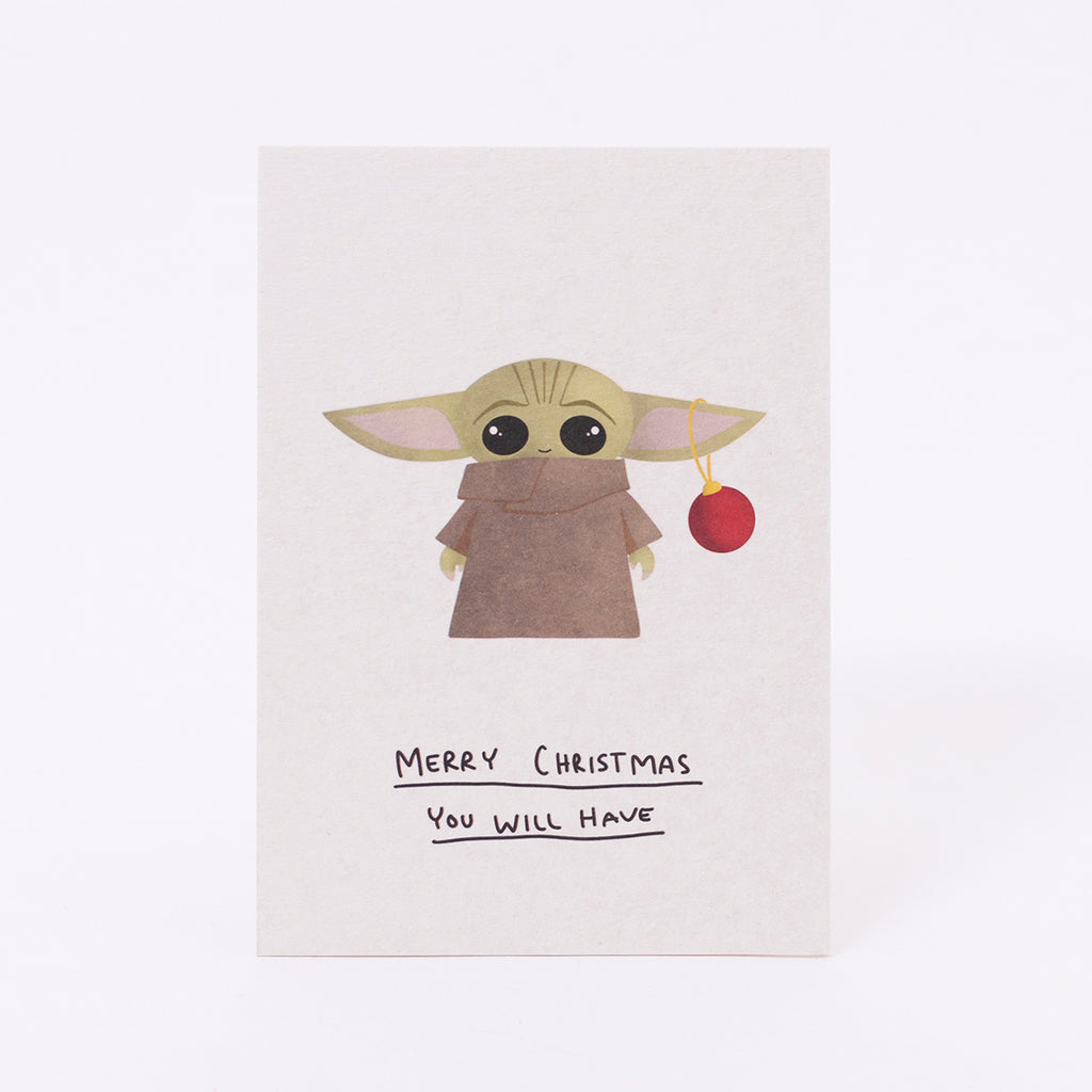 Edition SCHEE Postkarte "Merry Christmas you will have"