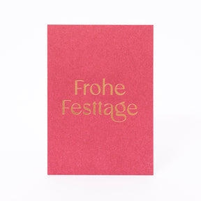 Edition SCHEE Postkarte "Frohe Festtage"