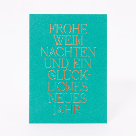 Edition SCHEE Postkarte "Frohe Weihnachten und ein glückliches neues Jahr"