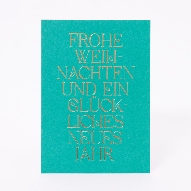 Edition SCHEE Postkarte "Frohe Weihnachten und ein glückliches neues Jahr"