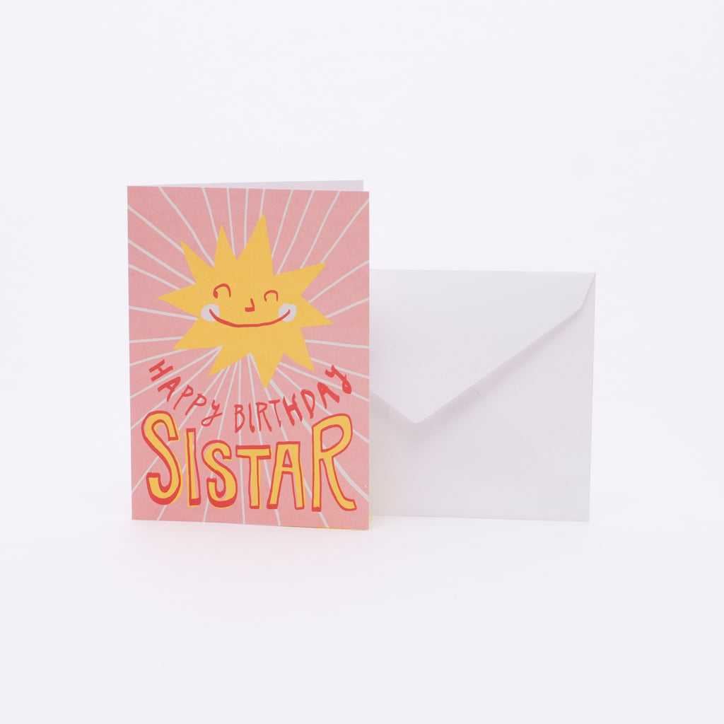 Edition SCHEE Grußkarte "Happy Birthday, sistar"