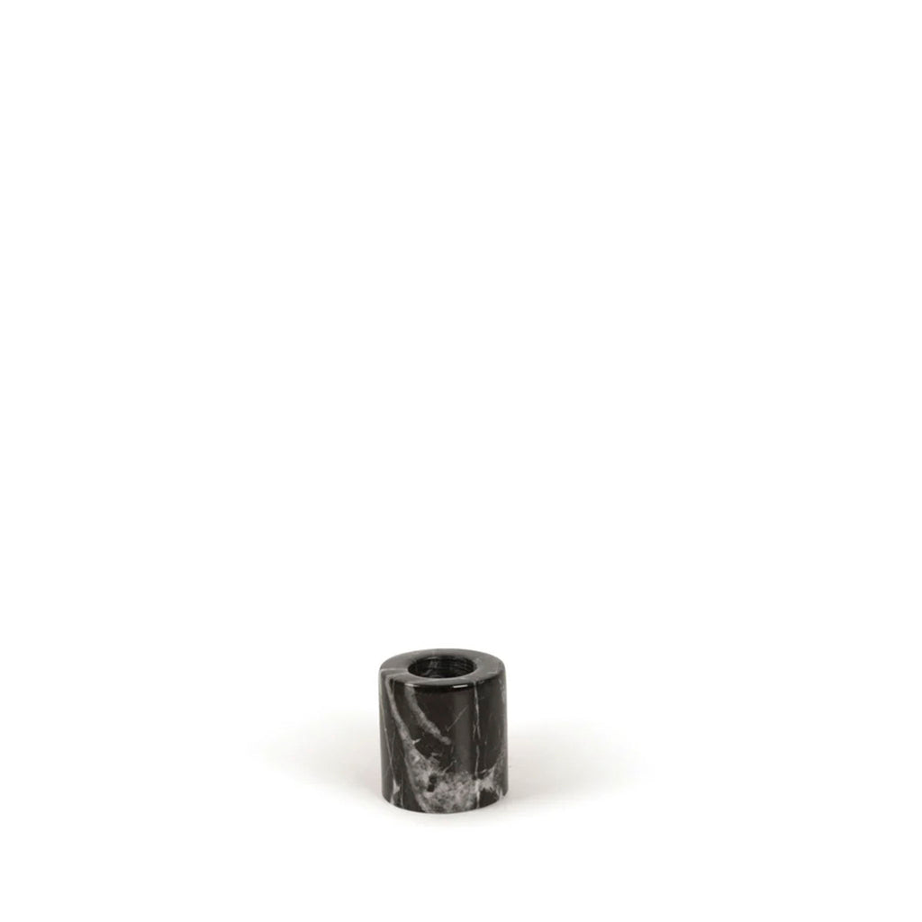 Stoned Kerzenständer Marmor Black S