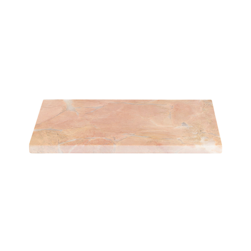 Stoned Servierbrett Marmor Pink S