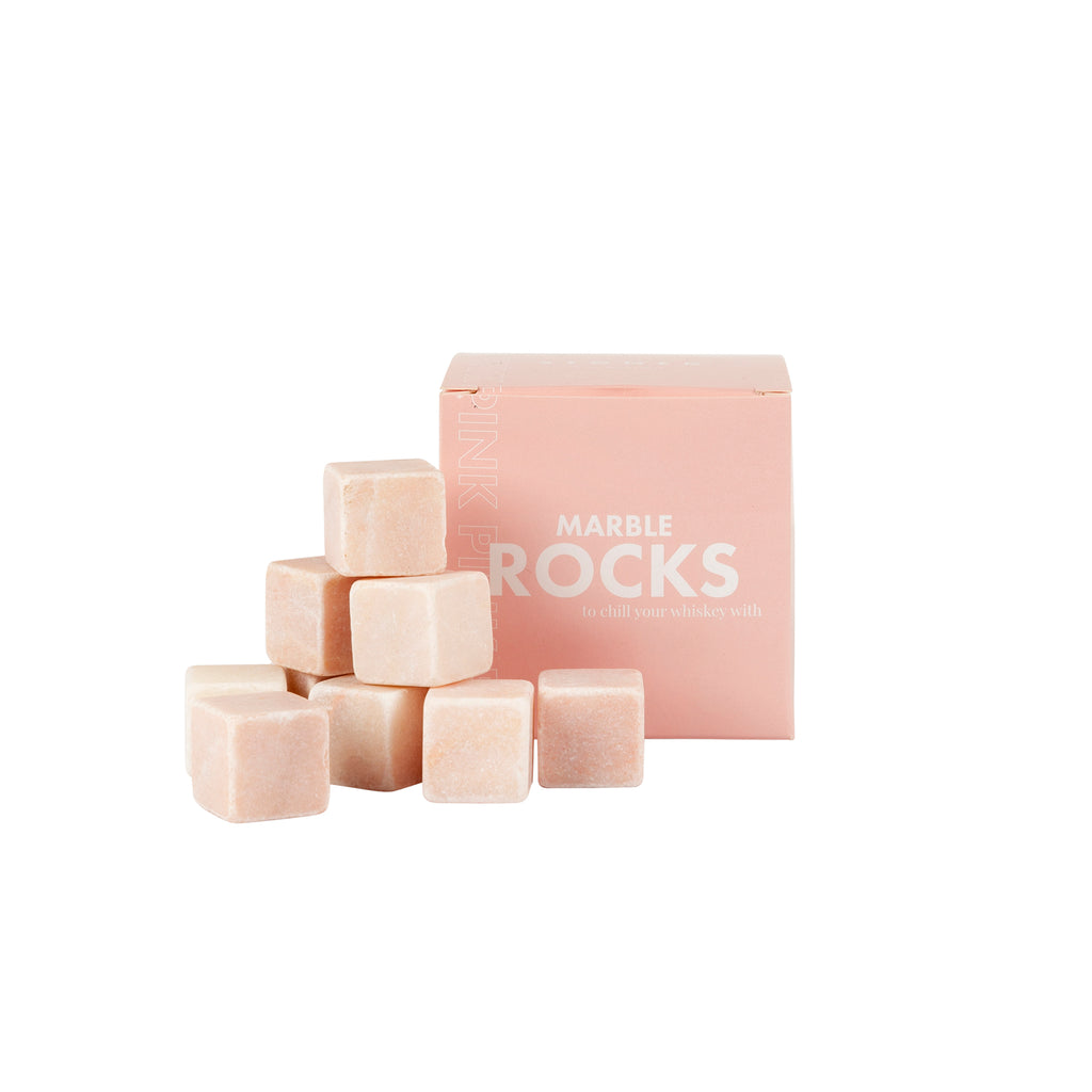 Stoned Whiskey Stones Marble Rocks Pink