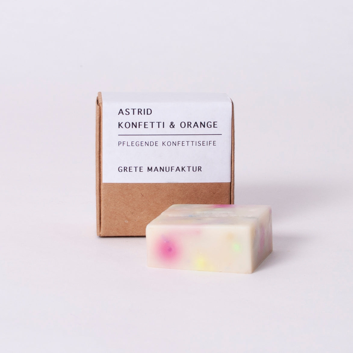 Grete Manufaktur Duschseife Grete Manufaktur Astrid (Konfetti/Orange)
