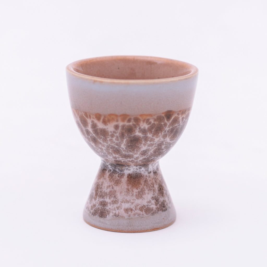 HKliving 4er Set Eierbecher HKliving "70s Ceramics Taurus" | 4 Stück Eierbecher aus Steingut im Retro-Design