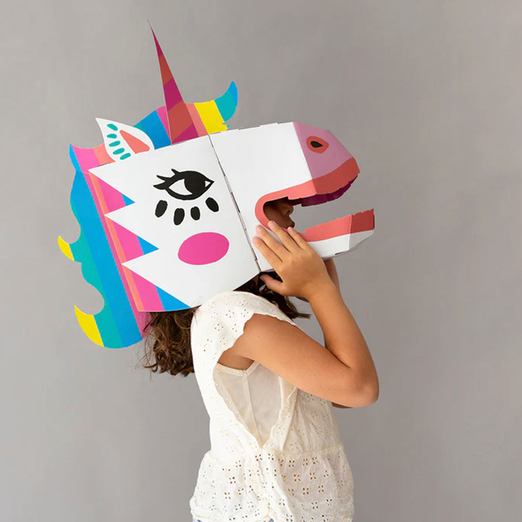 OMY Bastelset 3D Unicorn Mask LILY
