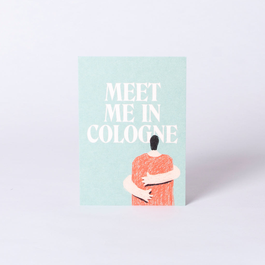 Edition SCHEE Postkarte "Meet me in Cologne"