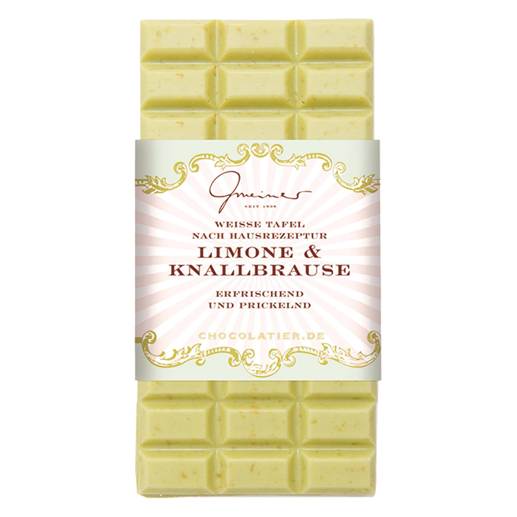 Confiserie Gmeiner Schokolade Limone Knallbrause