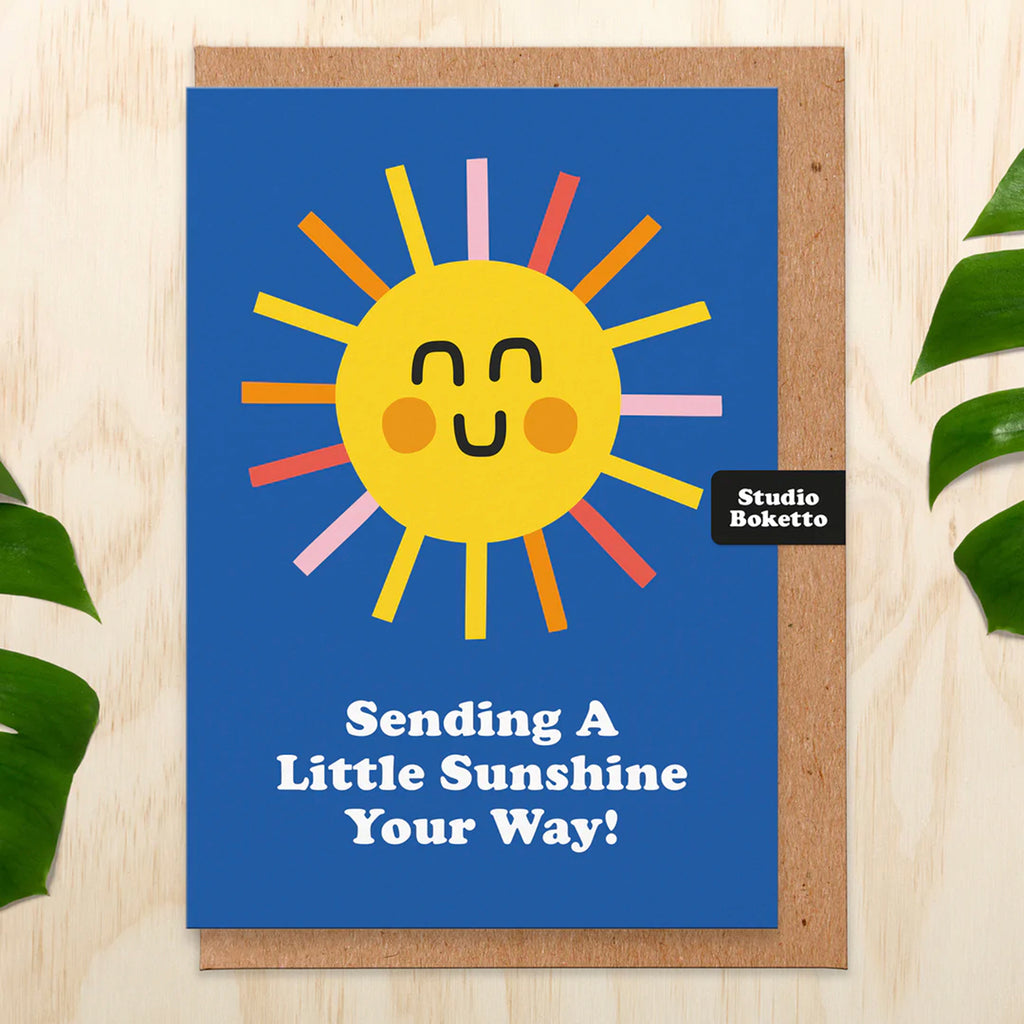 Studio Boketto Grußkarte Sending sunshine