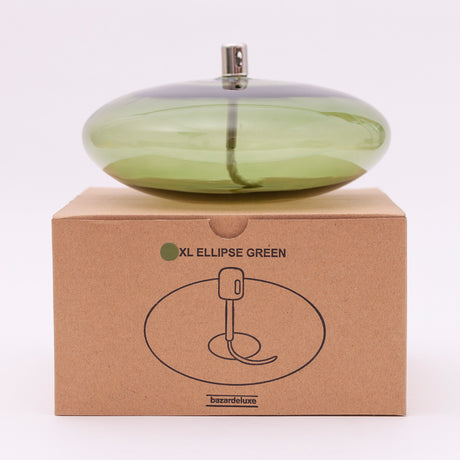 bazardeluxe Öllampe Ryon Ellipse Green XL