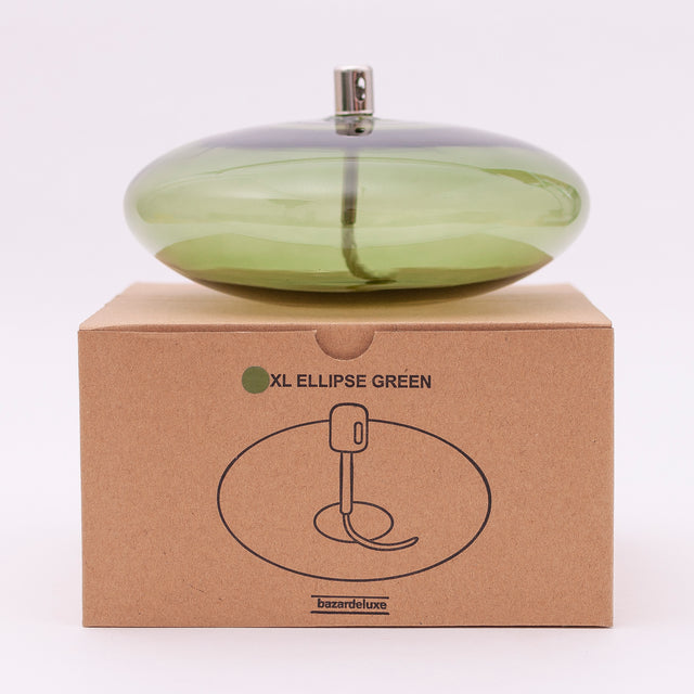 bazardeluxe Öllampe Ryon Ellipse Green XL