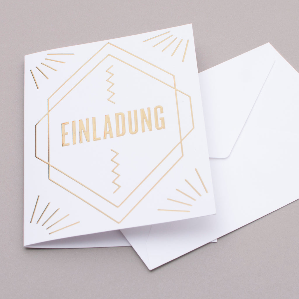 Edition SCHEE Grußkarte "Einladung"