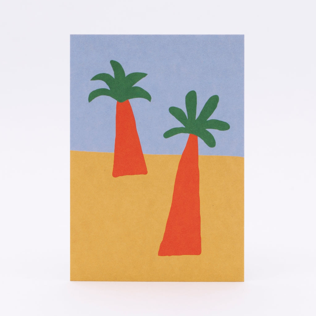 Edition SCHEE Postkarte "Palm Trees"