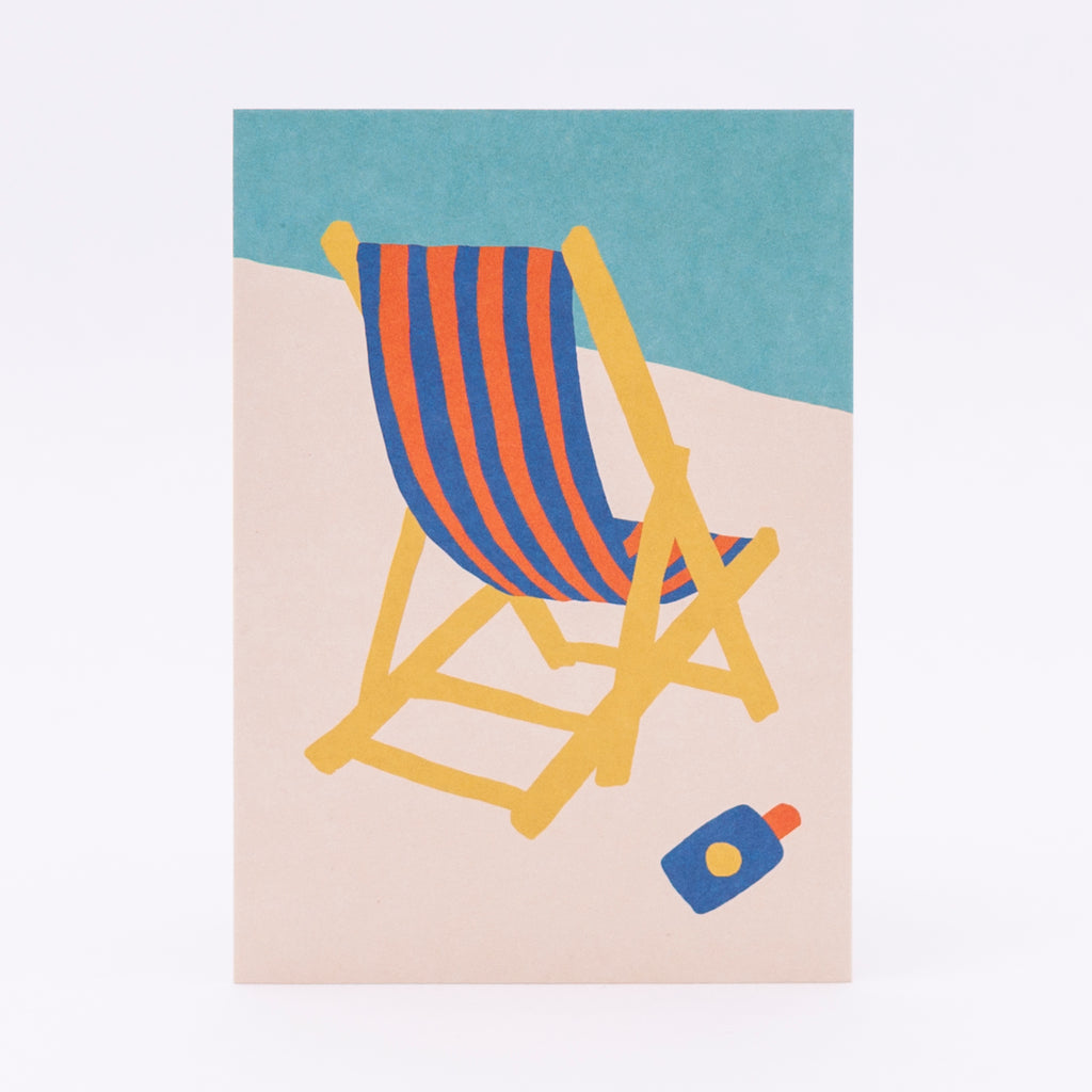 Edition SCHEE Postkarte "Beach Chair"